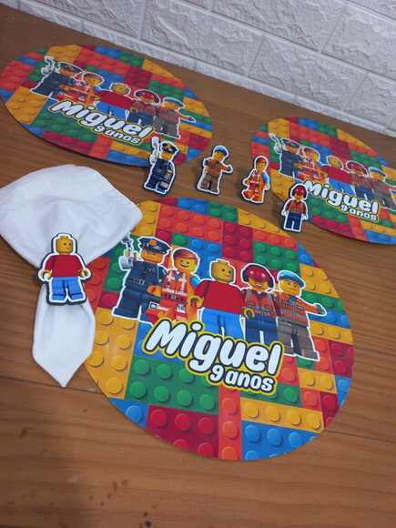 Kit Mesa Posta Legos