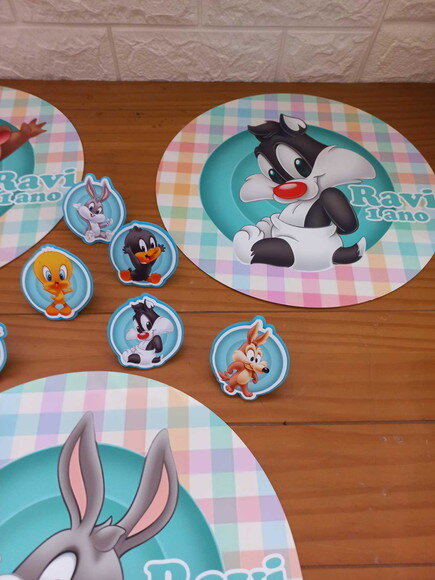 Kit Mesa Posta Looney Tunes Baby