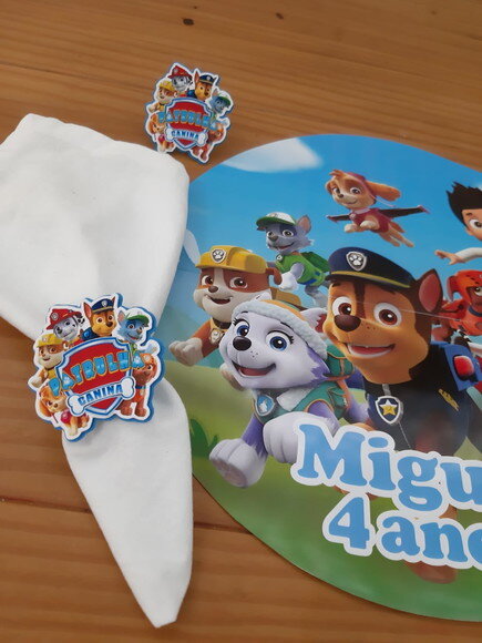 Kit Mesa Posta Patrulha Canina