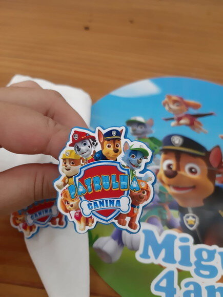 Kit Mesa Posta Patrulha Canina
