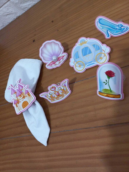Kit Mesa Posta Princesa Aquarela