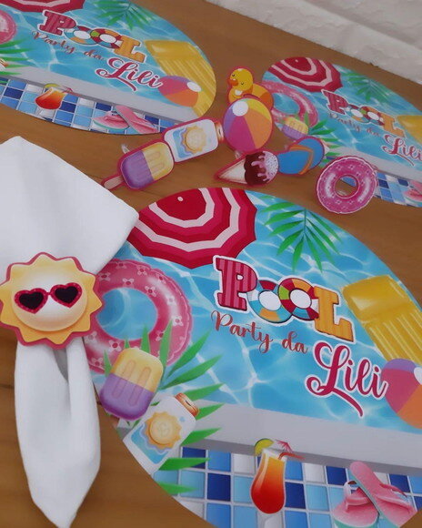 Kit Mesa Posta Pool Party 2