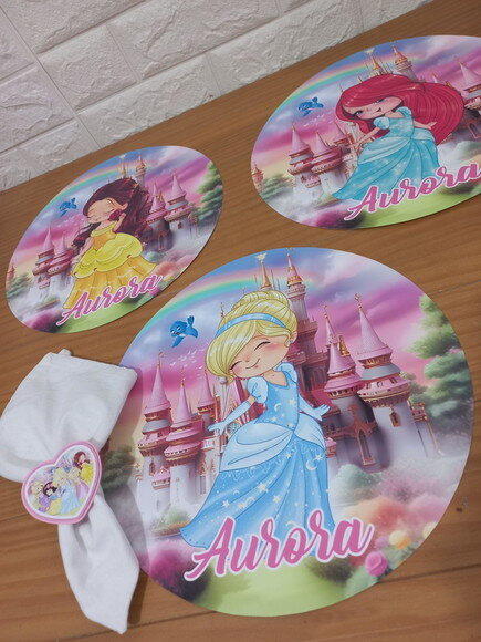 Kit Mesa Posta Princesa Cute 2