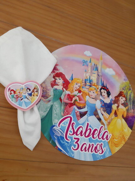 Kit Mesa Posta Princesas