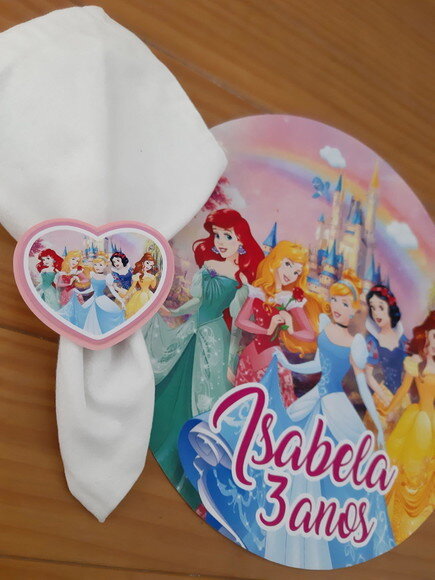 Kit Mesa Posta Princesas