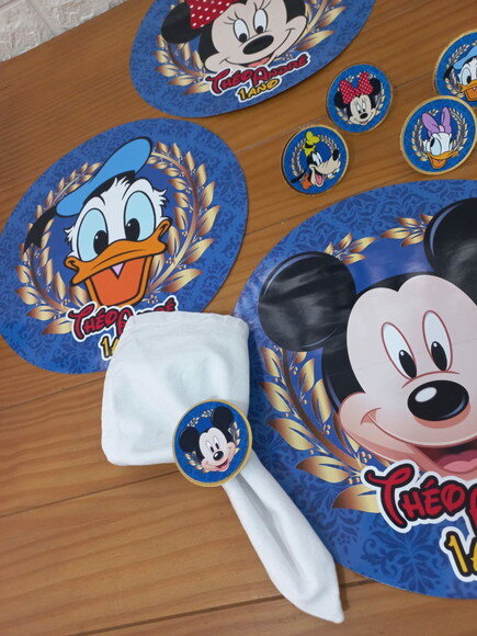Kit Mesa Posta Turma do Mickey