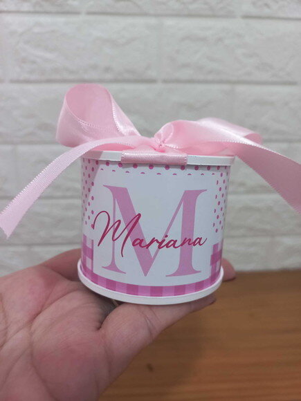 Kit Mini Tubolata Personalizada 5x6cm