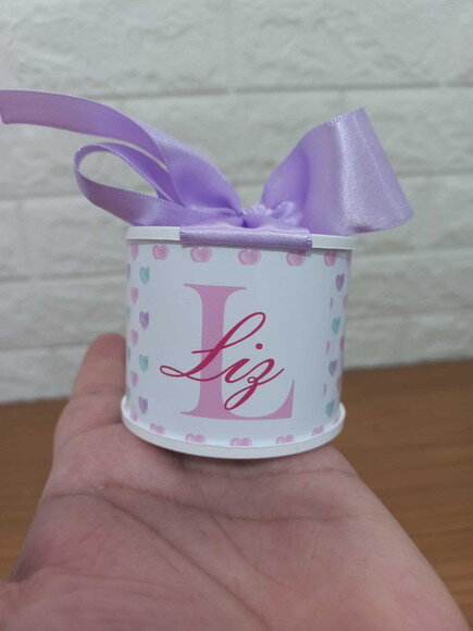 Kit Mini Tubolata Personalizada 5x6cm
