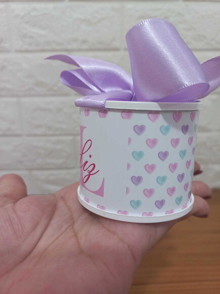 Kit Mini Tubolata Personalizada 5x6cm