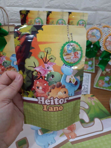 Kit Zip Colorir Dino Baby