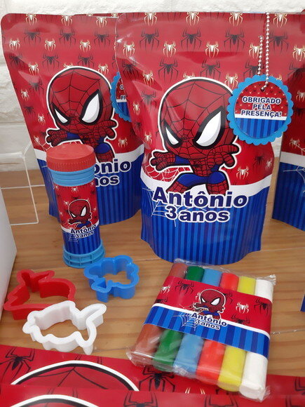 Kit Zip Diversão Menino Aranha