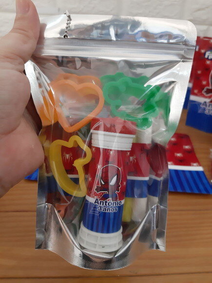 Kit Zip Diversão Menino Aranha