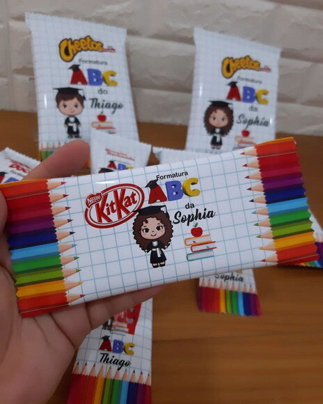 Kitkat Formatura Abc Personalizado