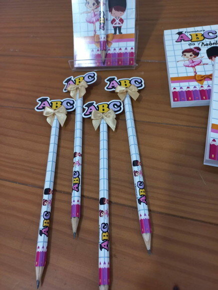 Lápis Personalizados Bailarina Formatura Abc