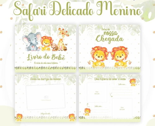 Livro do Bebê Safari
