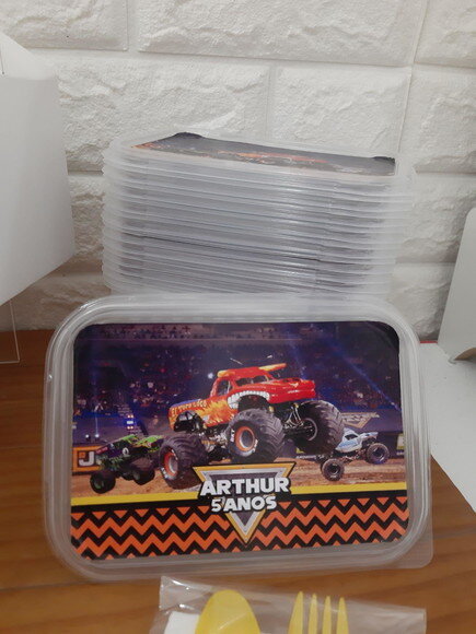 Marmita 250ml - Monster Jam Personalizada