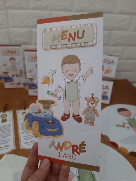 Menu de Mesa 3d