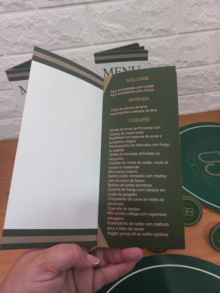 Menu de Mesa Livro
