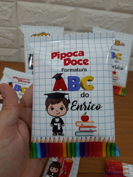 Pipoca Doce Formatura Abc