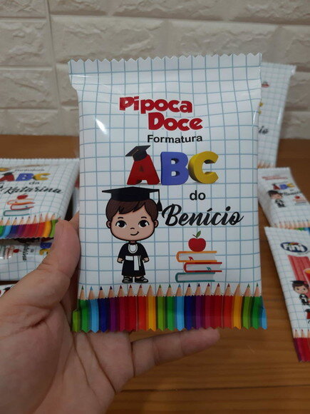 Pipoca Doce Formatura Abc