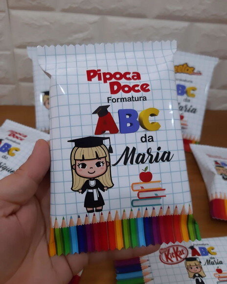 Pipoca Doce Formatura Abc