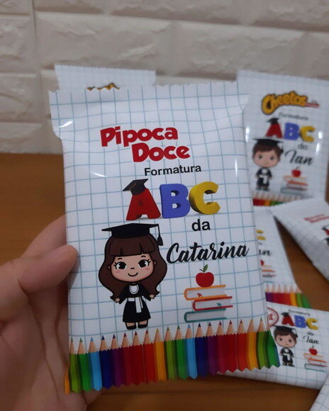Pipoca Doce Formatura Abc