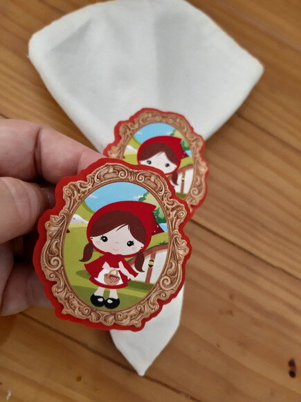 Porta Guardanapo Chapeuzinho Vermelho