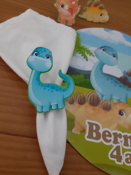 Porta Guardanapo Dino Baby