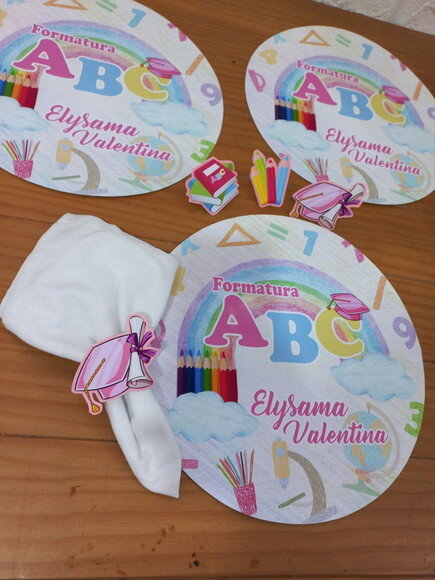 Porta Guardanapo Formatura Abc