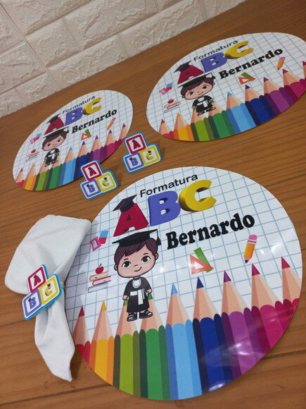 Porta Guardanapo Formatura Abc 2