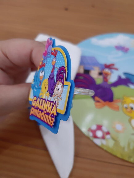 Porta Guardanapo Galinha Pintadinha