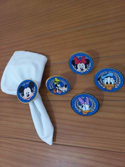 Porta Guardanapo Turma do Mickey