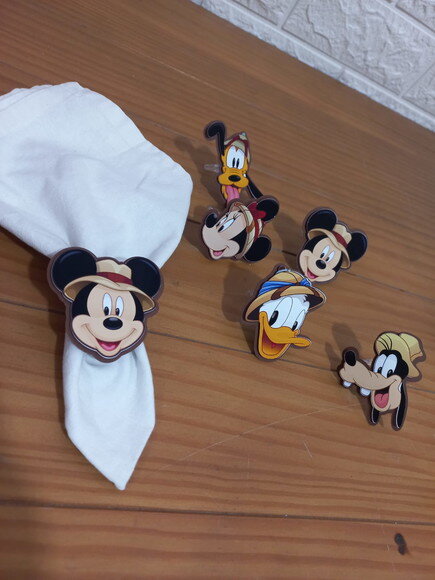 Porta Guardanapo Turma do Mickey Safari