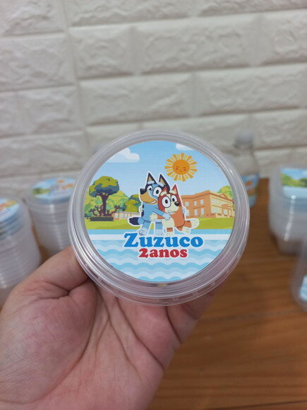Pote 140ml Frutinhas / Pipoca ou Guloseimas - Bluey