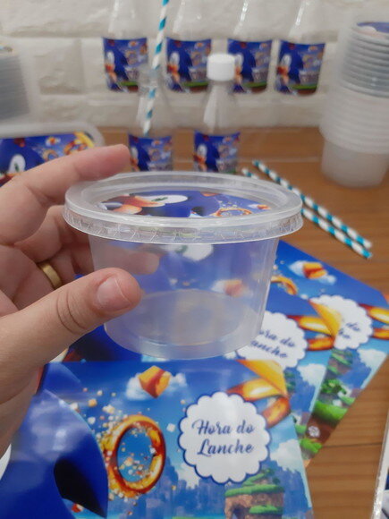 Pote 200ml Frutinhas / Pipoca ou Guloseimas- Sonic