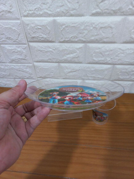 Prato Refeição Acrílico Mickey Fazendinha