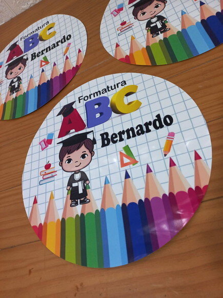 Sousplat 29cm - Abc 2 / Confeccionamos com Sua Arte