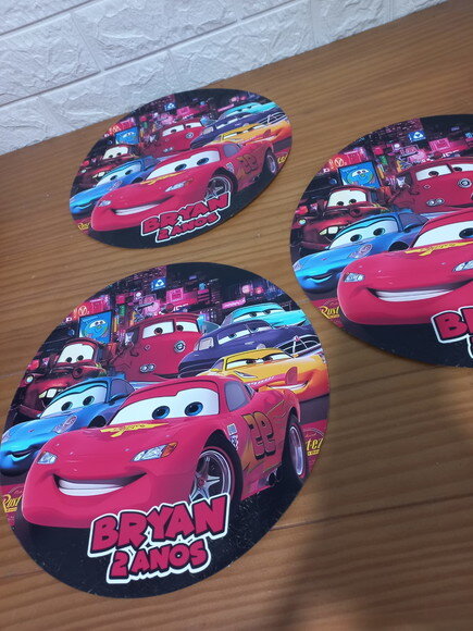 Sousplat 29cm - Carros