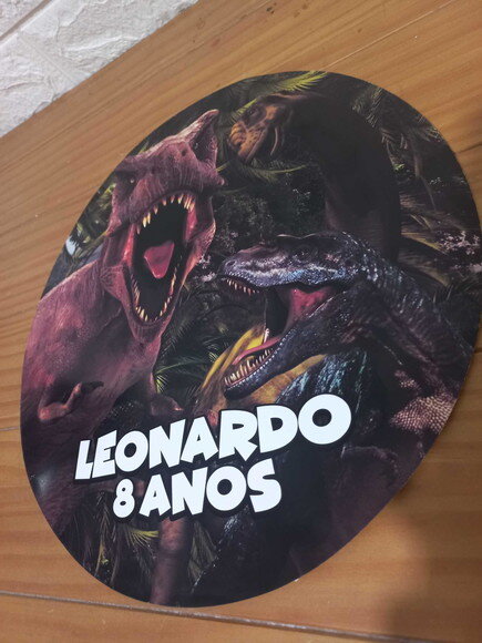 Sousplat 29cm - Jurassic Park/ Dinossauros