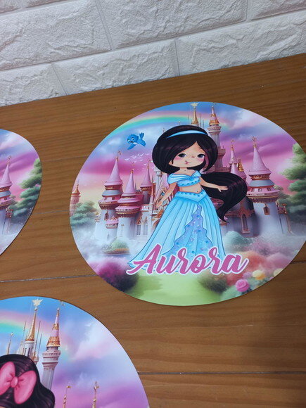 Sousplat 29cm - Princesa Cute 2