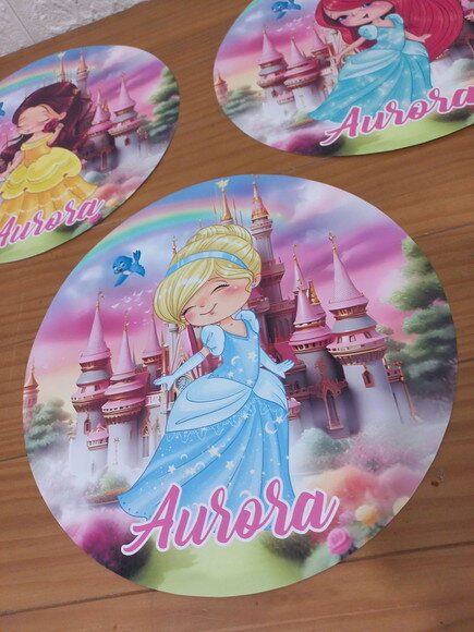 Sousplat 29cm - Princesa Cute 2