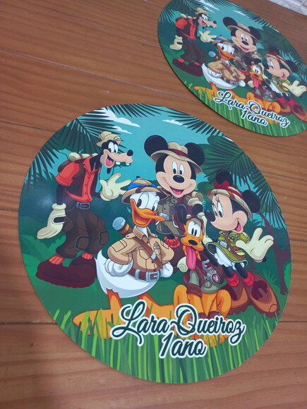 Sousplat 29cm - Turma do Mickey Safari
