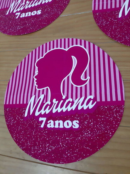 Sousplat Barbie Silhueta