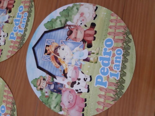 Sousplat Fazendinha Personalizado
