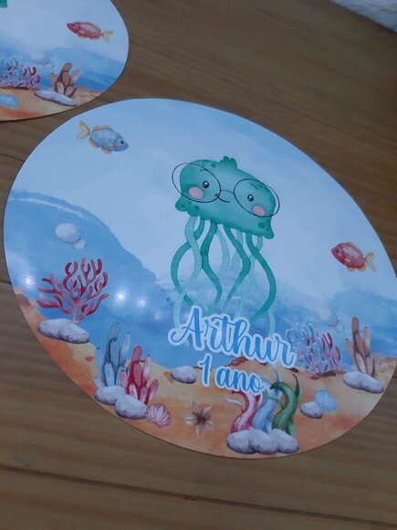 Sousplat Personalizado Fundo do Mar 2
