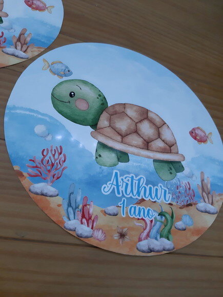 Sousplat Personalizado Fundo do Mar 2