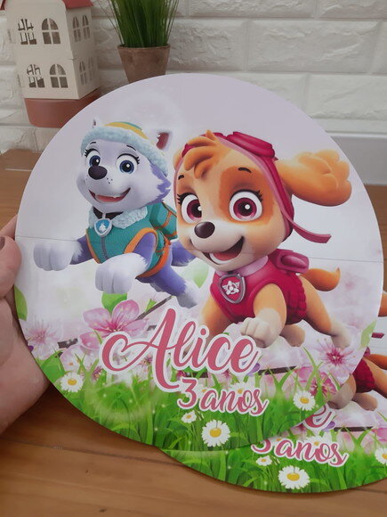 Sousplat Personalizado Patrulha Canina