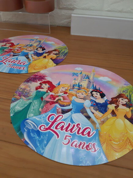 Sousplat Personalizado Princesas