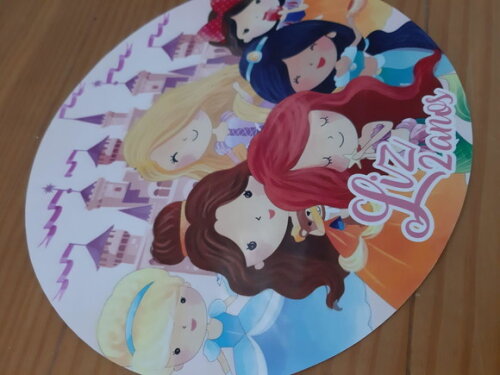 Sousplat Princesas Cute 2