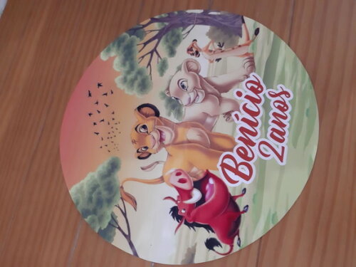 Sousplat Rei Leão Personalizado